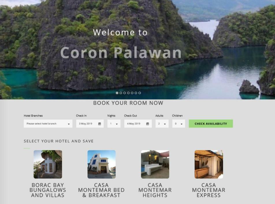 Casa Montemar Bed And Breakfast Coron Eksteriør bilde